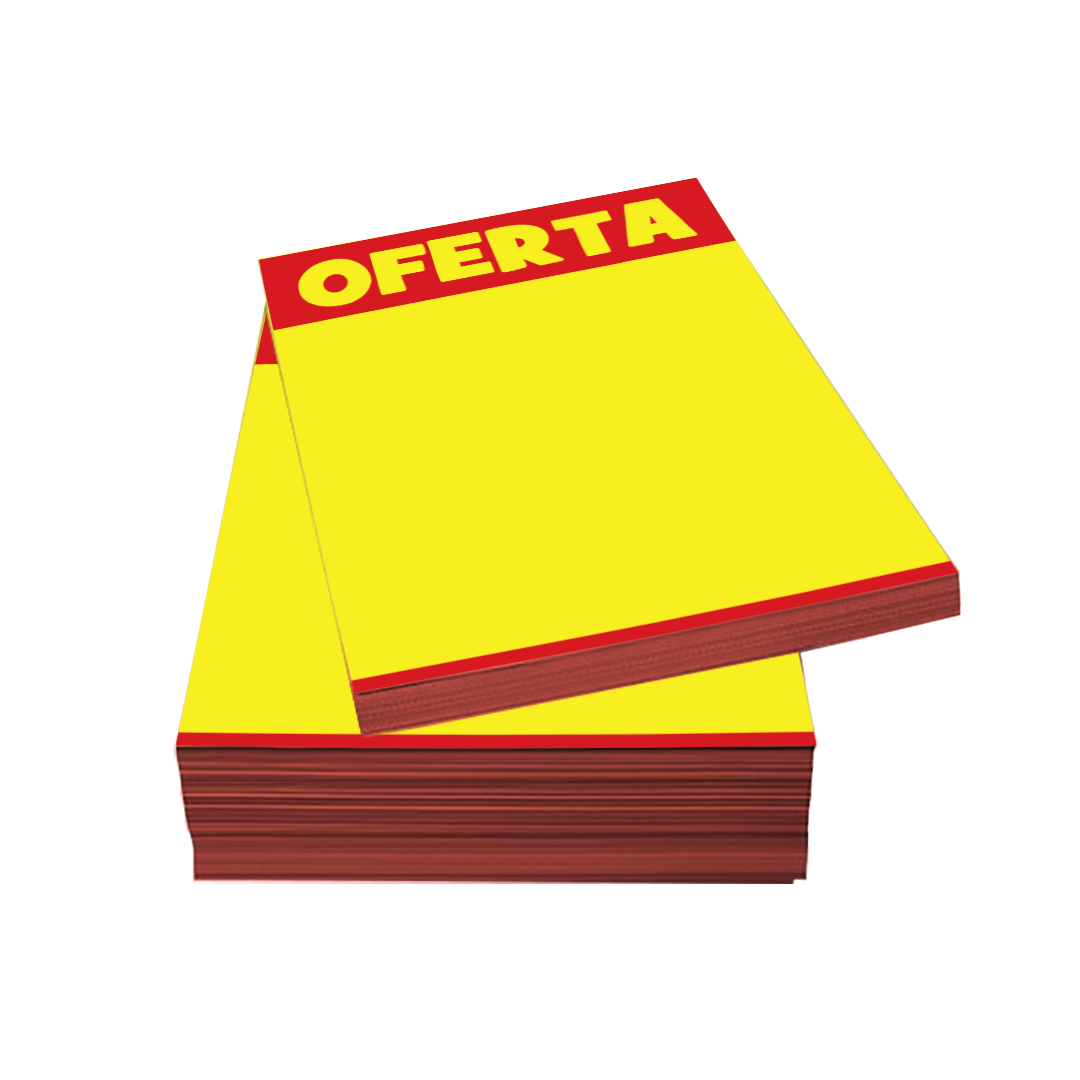 Cartaz A4 pré-impresso