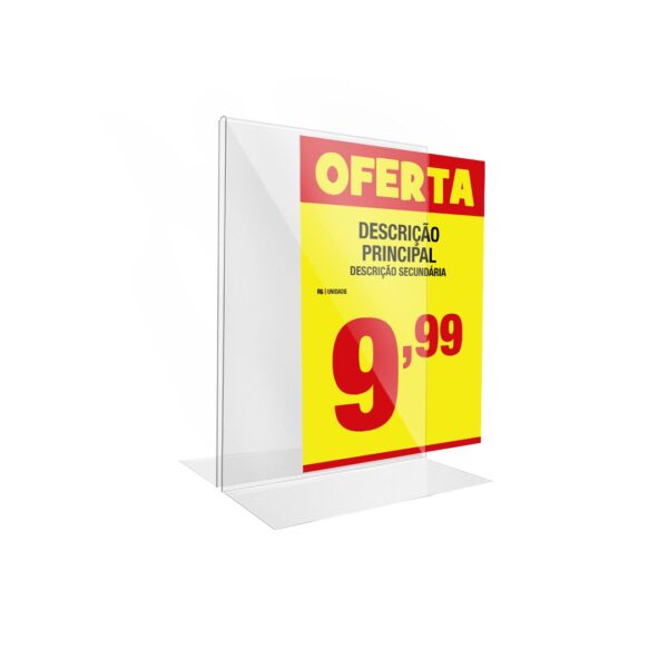 Porta-cartaz Apoio A4T Vertical