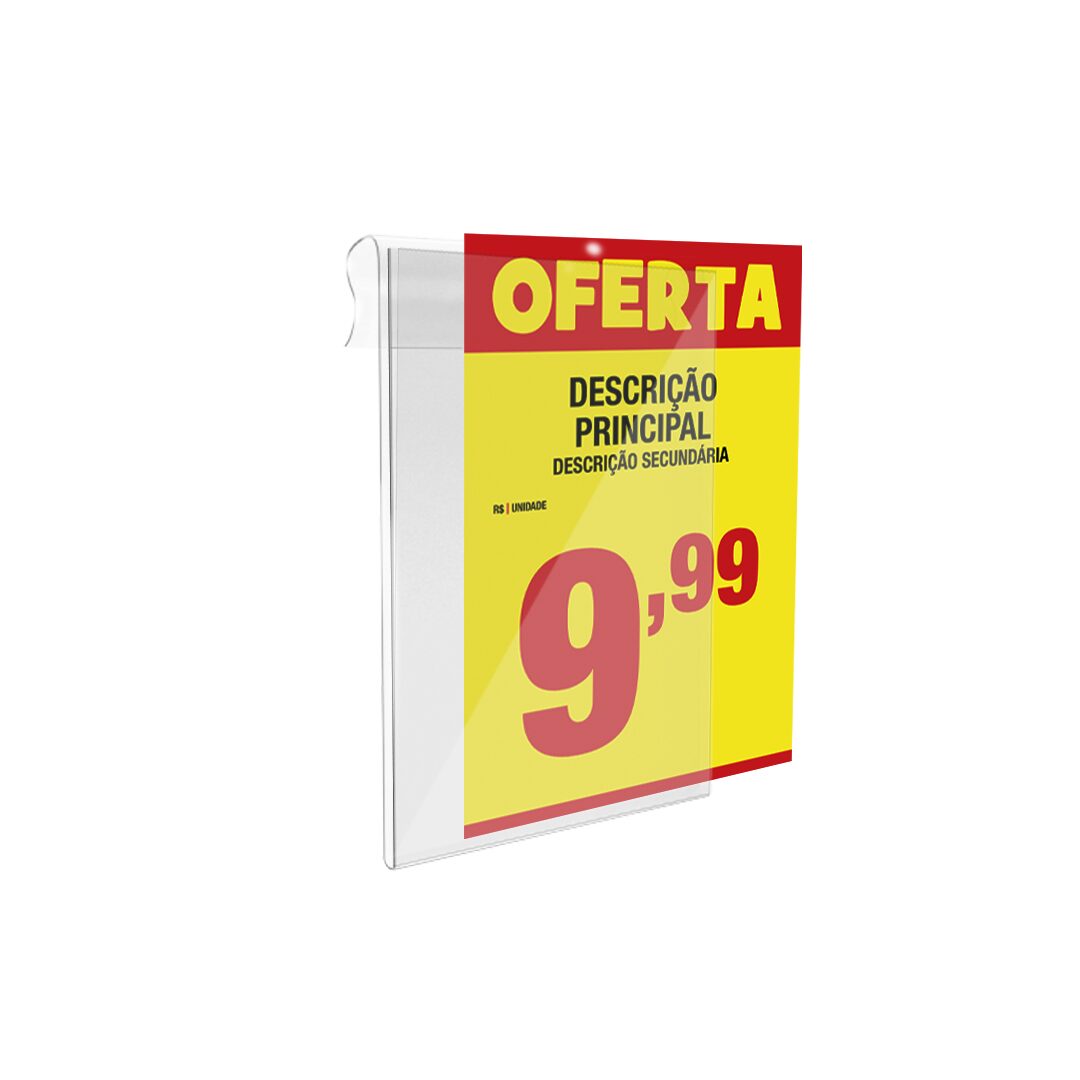 Porta-cartaz Peg Board A7 Vertical