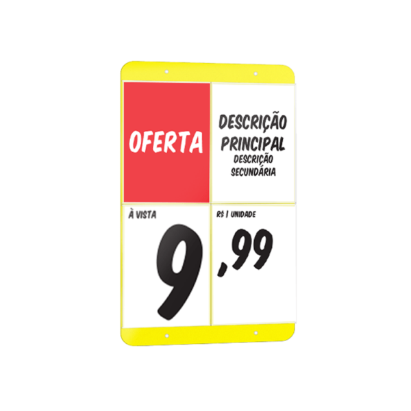 Placa A1 – 8 bolsas A3 – Fixação aérea
